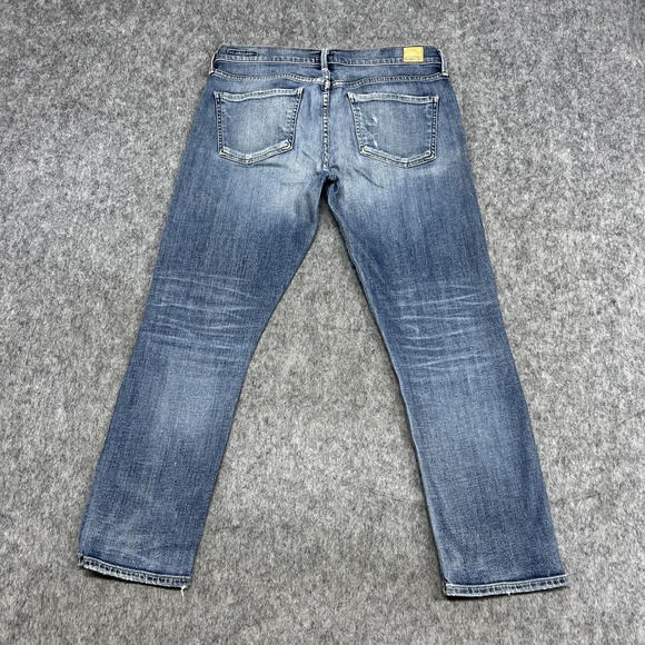 Citizens Of Humanity Emerson Jeans Womens 27 Blue Slim Boyfriend Distressed Prep - Picture 2 of 16